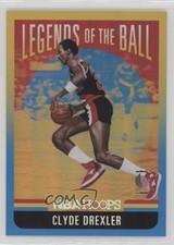 2020-21 Panini NBA Hoops Legends of the Ball Clyde Drexler #7 HOF 6k2