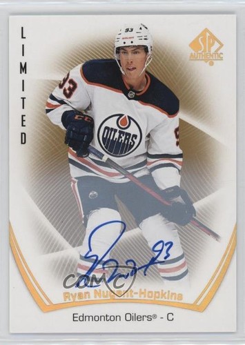 Ryan Nugent Hopkins [Limited Autograph] #31 2022 SP Authentic 2021 Update card