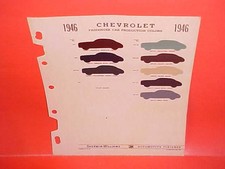 1946 CHEVROLET CAR STYLEMASTER FLEETMASTER CONVERTIBLE FLEETLINE PAINT CHIPS SW