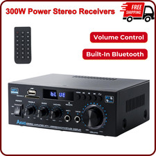 Stereo Receiver & Amplifier Home Audio Amp, AK45 Bluetooth Receiver for Home