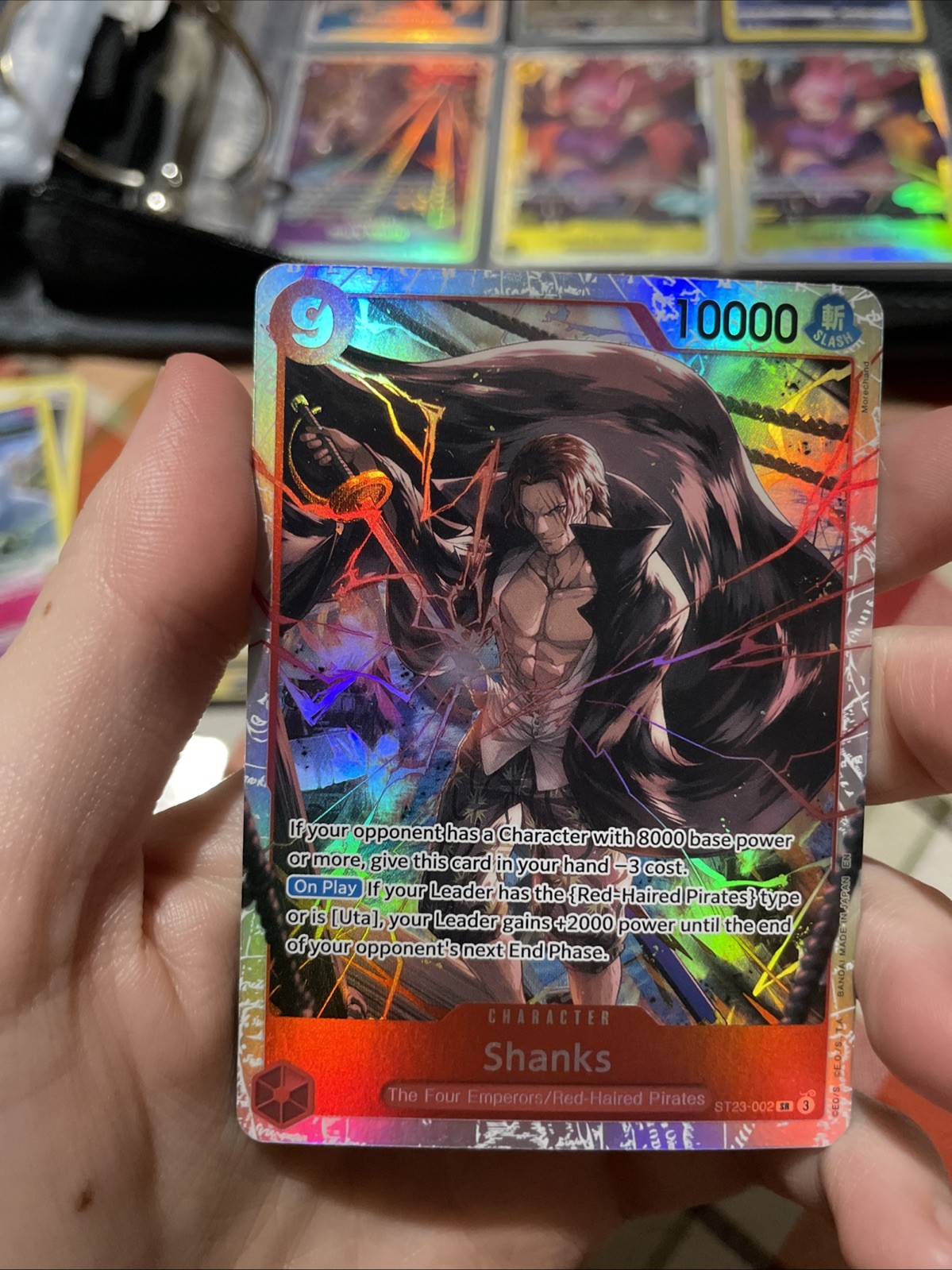 Shanks ST23-002 SR Foil Starter Deck 23 One Piece Trading Card Game TCG