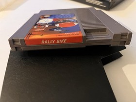 RALLY BIKE  NINTENDO NES Tested WORKING Original Box Video Game  Case 100% Comp