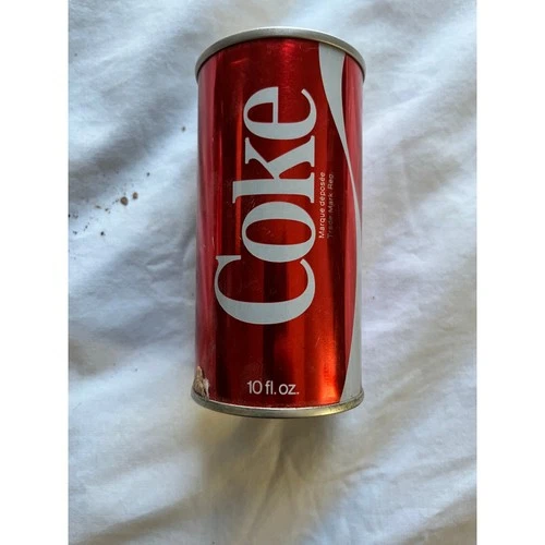 Vintage Coca-Cola 10oz Steel Pull Tab Can Toronto Canada 1970s