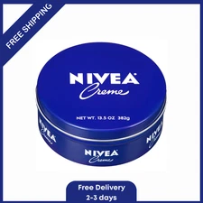 Nivea Creme 400 ml 13.5 oz Face & Body Deep Moisture for Dry Skin - From Germany