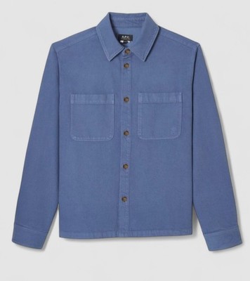 APC Men's Blue Leon Organic Cotton Jacket Size XS