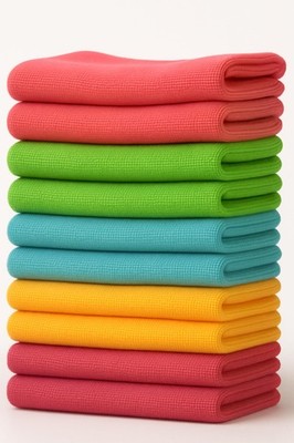 SparkleZen Mikrofaser Reinigungstuch - 10er Pack Ultra Saugfähig 40 x 40 cm Lar...