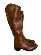 Gastone Lucioli Womens 37.5 Tawny Oxford Tall Riding Boot Equestrian Countryside