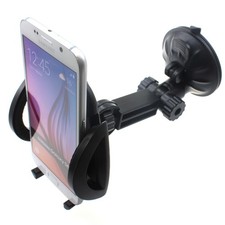 Car Mount Dash Windshield Holder Cradle Swivel Dock Suction for Cell Phones