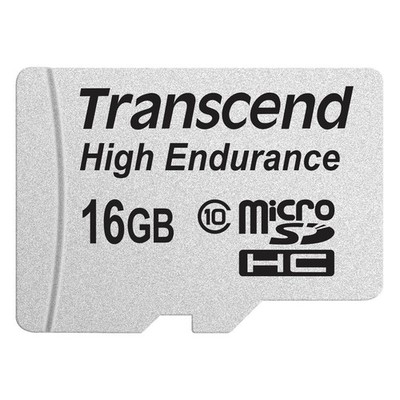 Transcend 16GB Class 10 High Endurance microSDHC Speicherkarte TS16GUSDHC10V