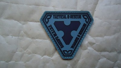 Raidops Raid Ops Klett Rubber Patch Delta Grün Schwarz