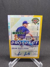 2024 Panini Prospect Edition - Sean Sullivan #21 Gold Prizm Signatures 3/3