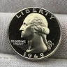 1969-S Washington Quarter Deep Cameo Obverse Proof receive coin pictured #5756