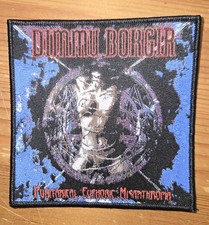 Dimmu Borgir Metal Music Woven Patch 4x4 RARE