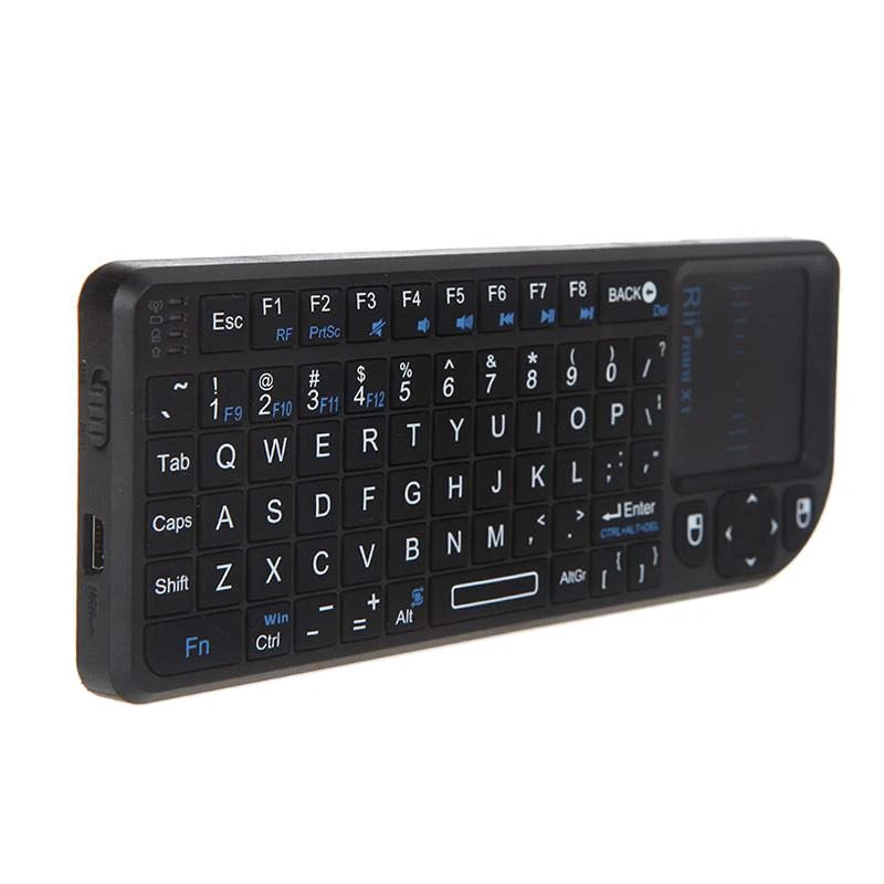 Mini teclado inalámbrico Rii X1 genuino actualizado + panel táctil para Smart Tv Android Foto 4 de 4