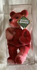 SALVINOS BAMMERS OPENING DAY MARK MCGWIRE TEDDY BEAR In Protective Case