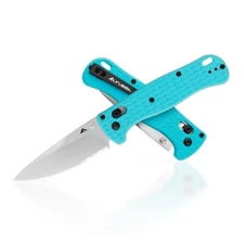 FLISSA 4.5" Folding Pocket Knife Axis Lock 3.2" AUS-8 Steel Blades w/Pocket Clip