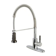 Gourmetier GSY8881DKL Kaiser Single-Handle Pre-Rinse Kitchen Faucet