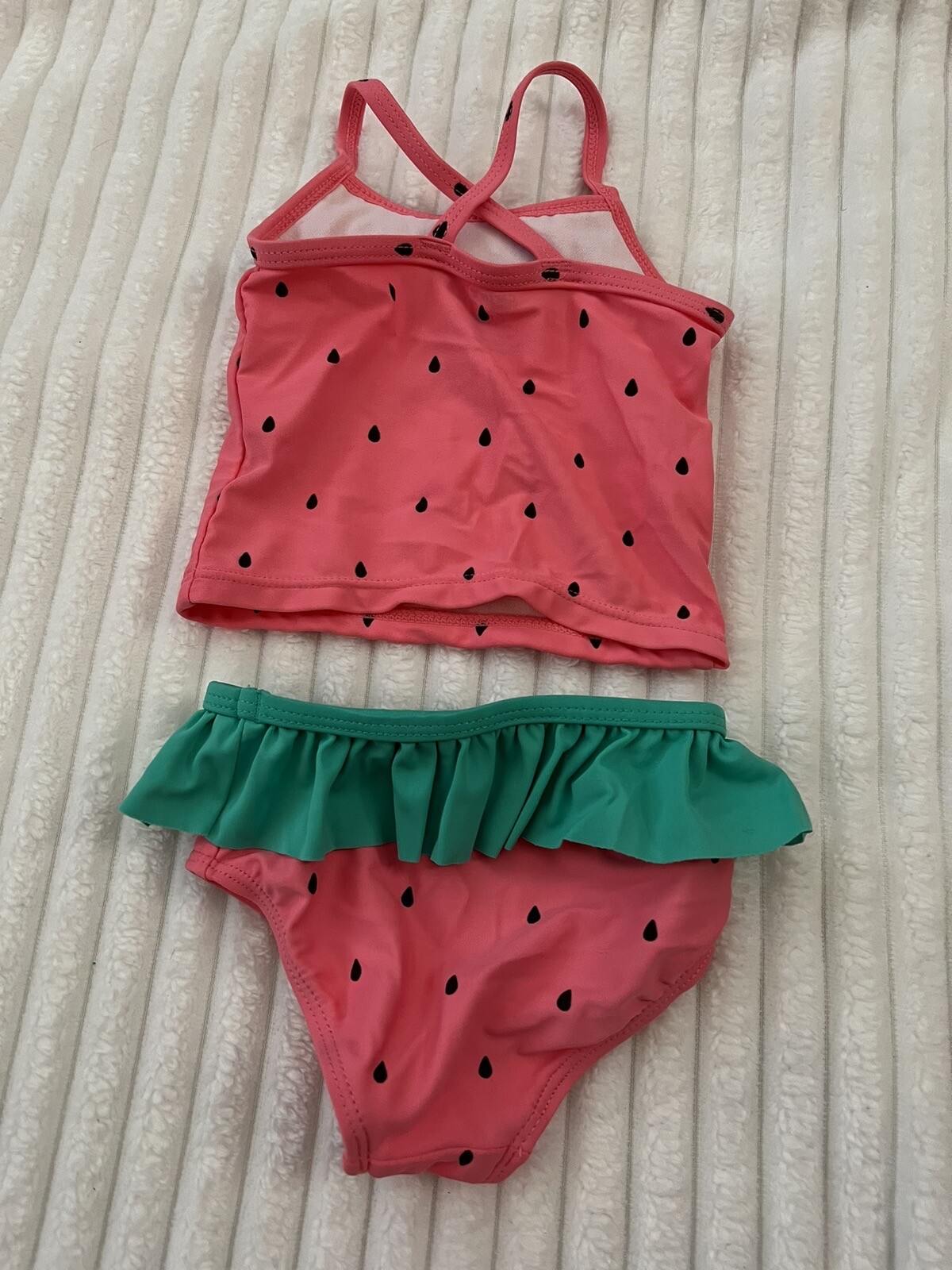 Carters Baby Girl Bikini Bathing Suit Pink Green Watermelon 6 Months Never Worn eBay