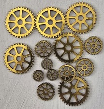 Gears & Cogs 10mm 20mm 30mm 40mm  Craft Embellishments Laser Cut Shapes