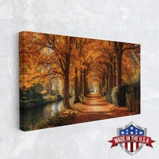 Where the Leaves Remember Canvas Print for Home Decor, Wall Decor Art Poster
