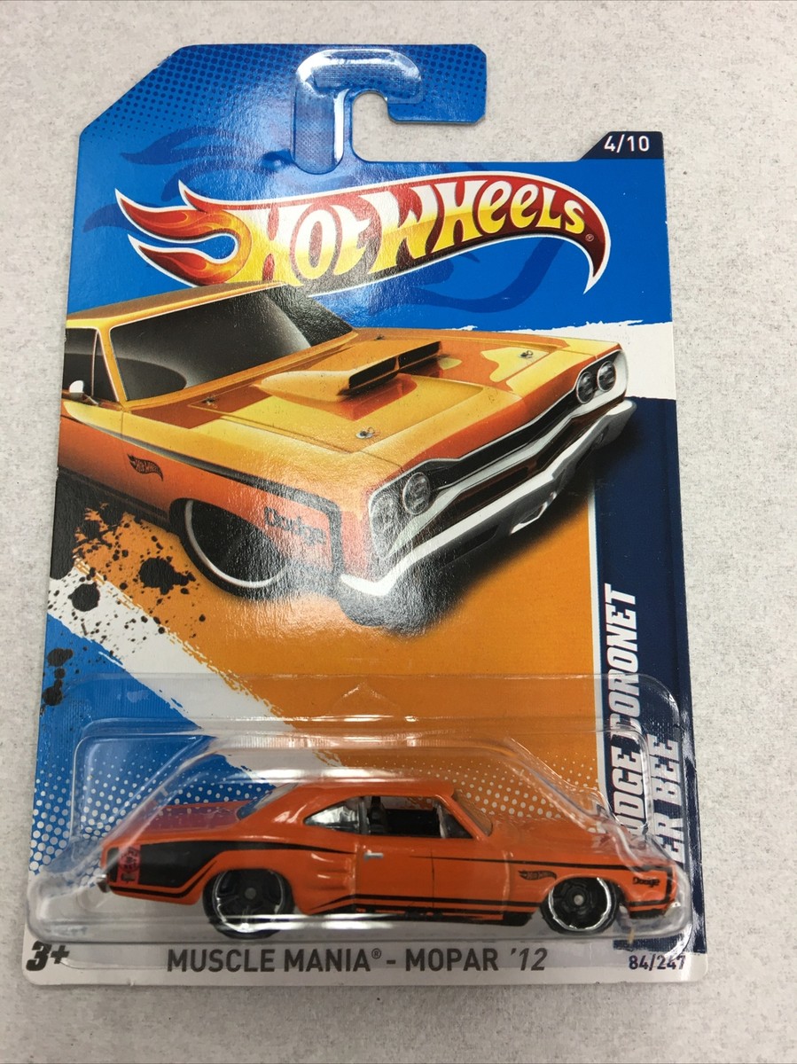 2012 Hot Wheels #84 Muscle Mania-Mopar '69 DODGE CORONET SUPER BEE