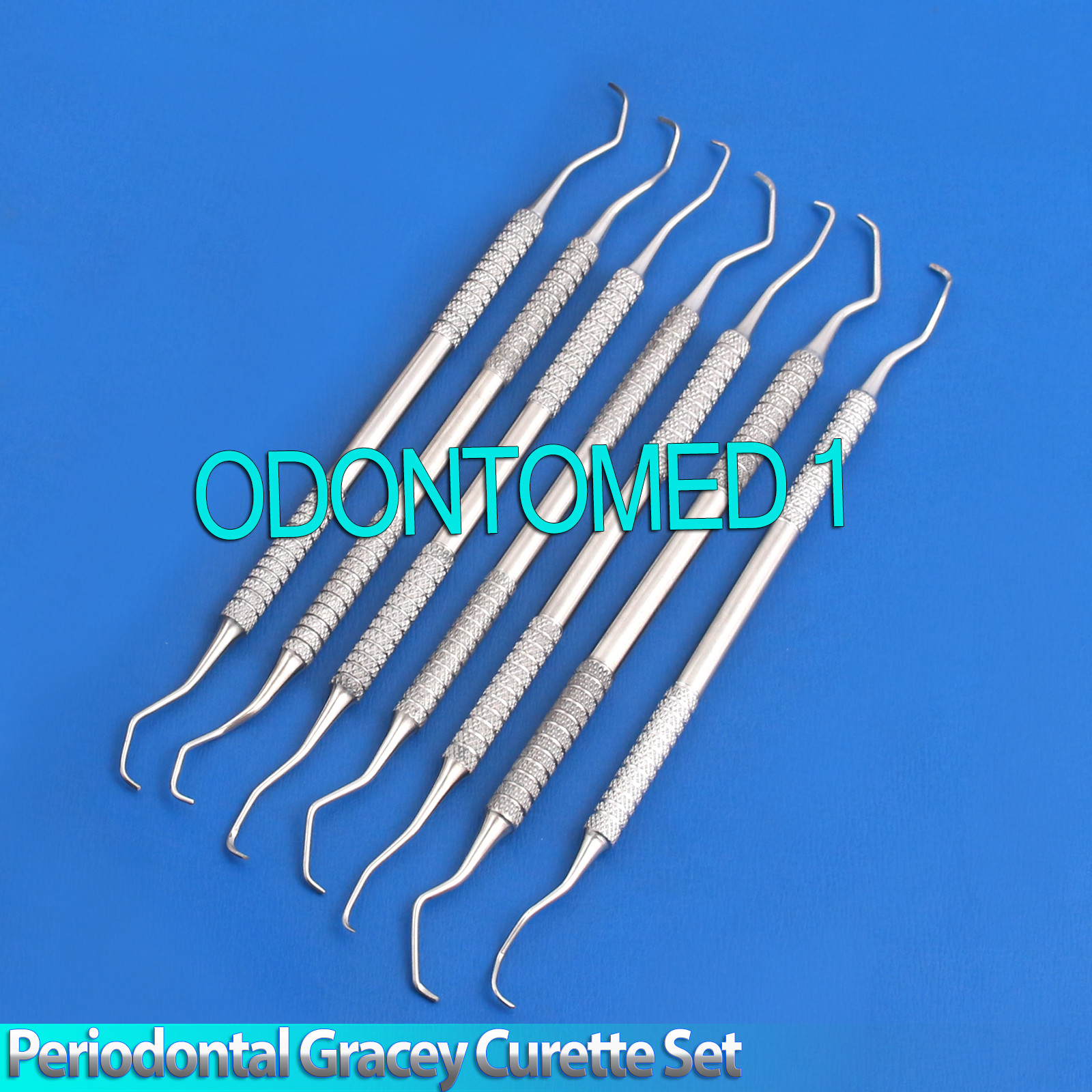 Set Of 7 Dental Gracey Curettes Surgical Clinical Periodontal ...