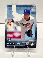 2015 Topps Series 2 Baseball Card #434 Carlos Frias RC Los Angeles Dodgers