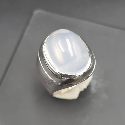 Natural Dur Al Najaf Stone Ring Dur e Najaf Ring Shia Rings Najaf Stone White - Picture 7 of 10