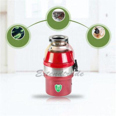 220V 450W 1400ML   Food Waste Processor Disposer Garbage Disposal Crusher #W8