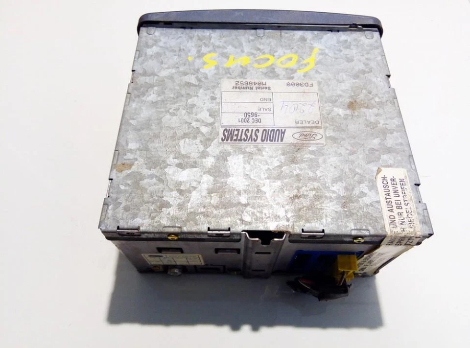 Ford Focus 1999 Autoradio 97FP18K876LA, Genuine #791617-86 - Bild 2 von 2
