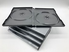 3 Double DVD Cases, Blu-Ray, Software, Clear Cover, 14mm Standard, Free Shpping