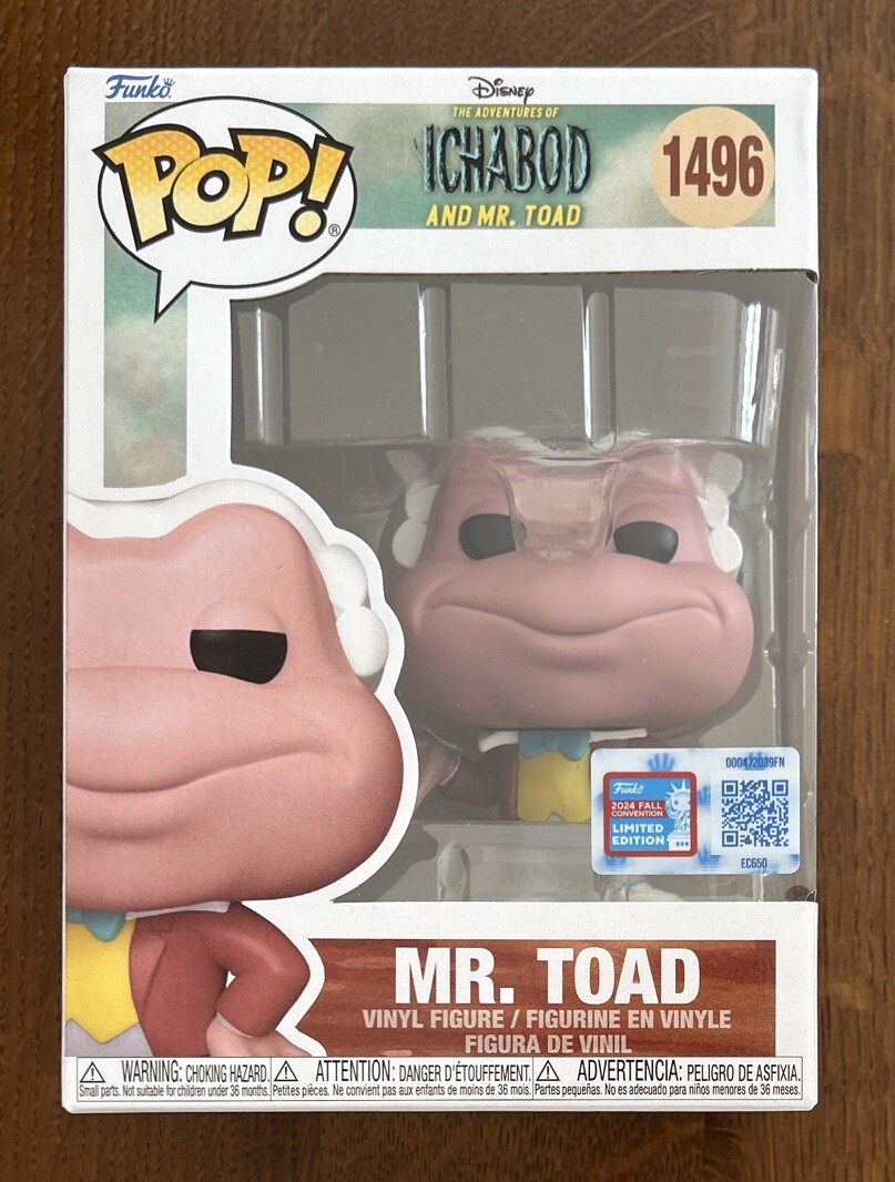 Funko Pop! Vinyl: Disney - Mr. Toad with Monocle - New York