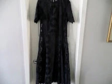 New Latest MATIN black Lacey midi dress short , sz 8, made Australia, $439!