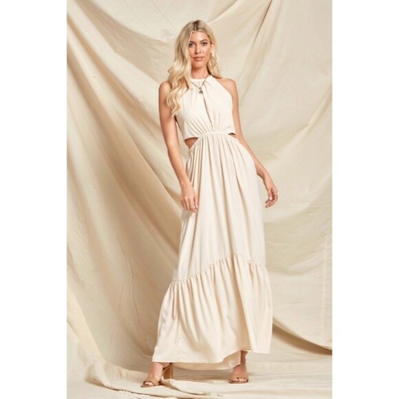 floral maxi gowns & formal dresses A Line Floral Tulle V-Neck Short Sleeve Formal Evening Dress