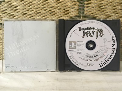 Universal Nuts w/spine card Japan PS1 Playstation 1 PS1 ONE Very