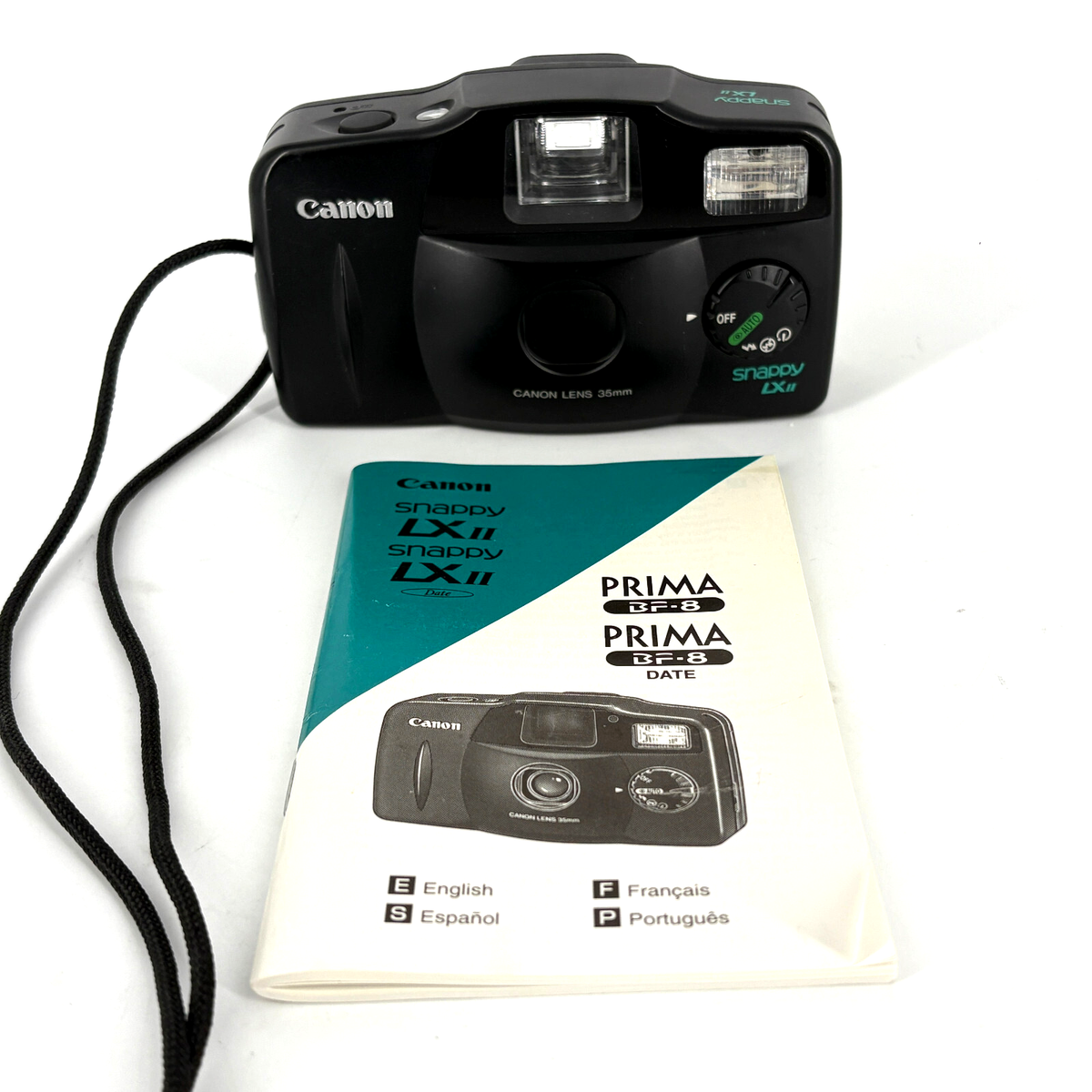 Lens Canon Snappy Lxii Canon Snappy LX II 35mm Point Shoot Film