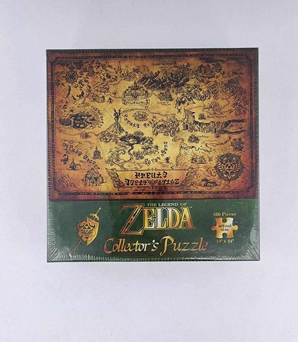 NEW Legend of Zelda Collector's Puzzle Map of Hyrule 500