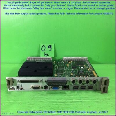 Universal Instruments ESI-650HF, Processor IEEE1394 as photo, sn:9347, DHLtoUS