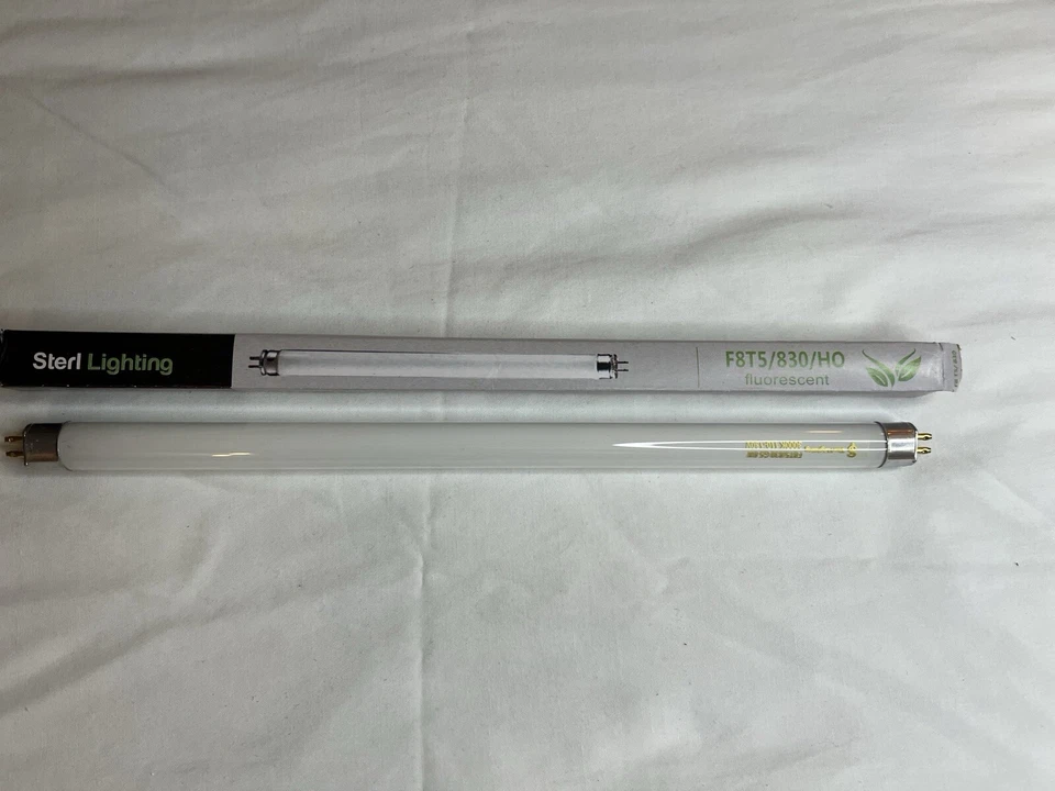 Seven F8t5 Flourescent Light Bulbs 12" Warm White 3000k 8 Watt Tube Qty  7 - Image 4 of 4