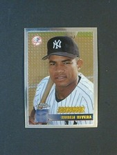 1996 TOPPS CHROME RUBEN RIVERA NEW YORK YANKEES CARD #138!!!!!!!!