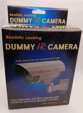 Dummy  Camera Realistic Looking With Flashing Red Light In or Outdoor use New