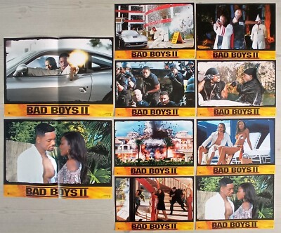 P208 10x Aushangfotos BAD BOYS II Will Smith Martin Lawrence