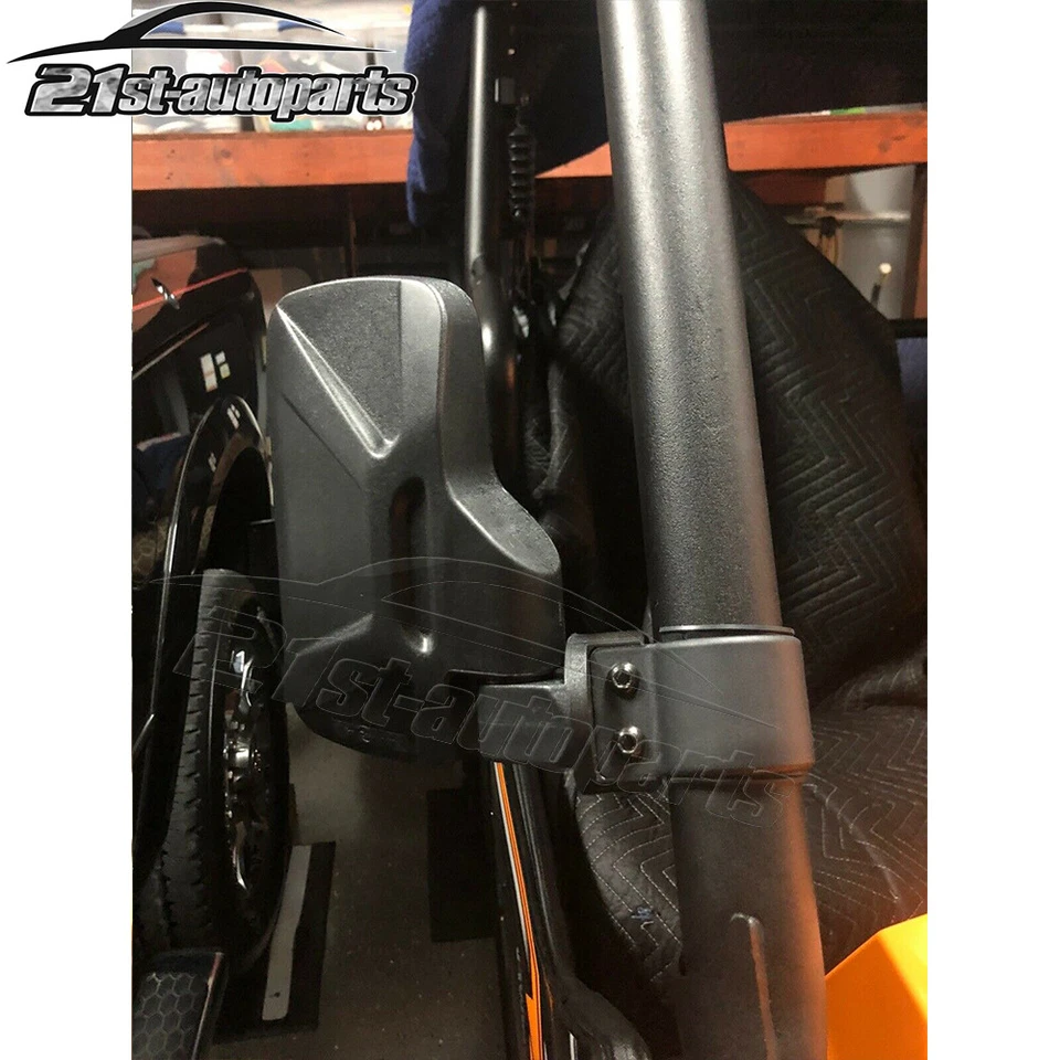 Espejo retrovisor lateral para Arctic Cat Wildcat Trail Prowler HD UTV + asas de agarre Foto 3 de 4