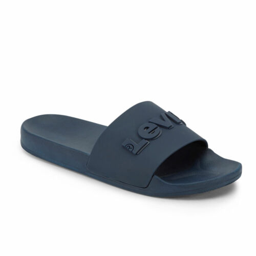 Levi&#039;s Mens 3D Soft Comfort Rubber Outsole Slip-on Slide Soccer Sandal