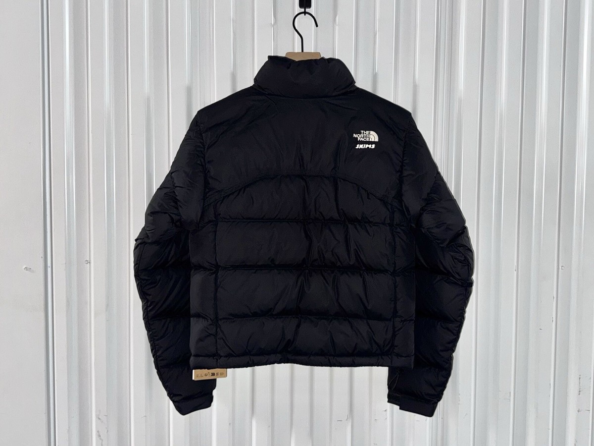 SKIMS X THE NORTH FACE 2000 RETRO NUPTSE JACKET ONYX BLACK (SZ XXS