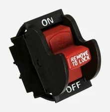 Jandorf Safety Power Tool ROCKER SWITCH With Lock-Out Single Pole On/Off 61314