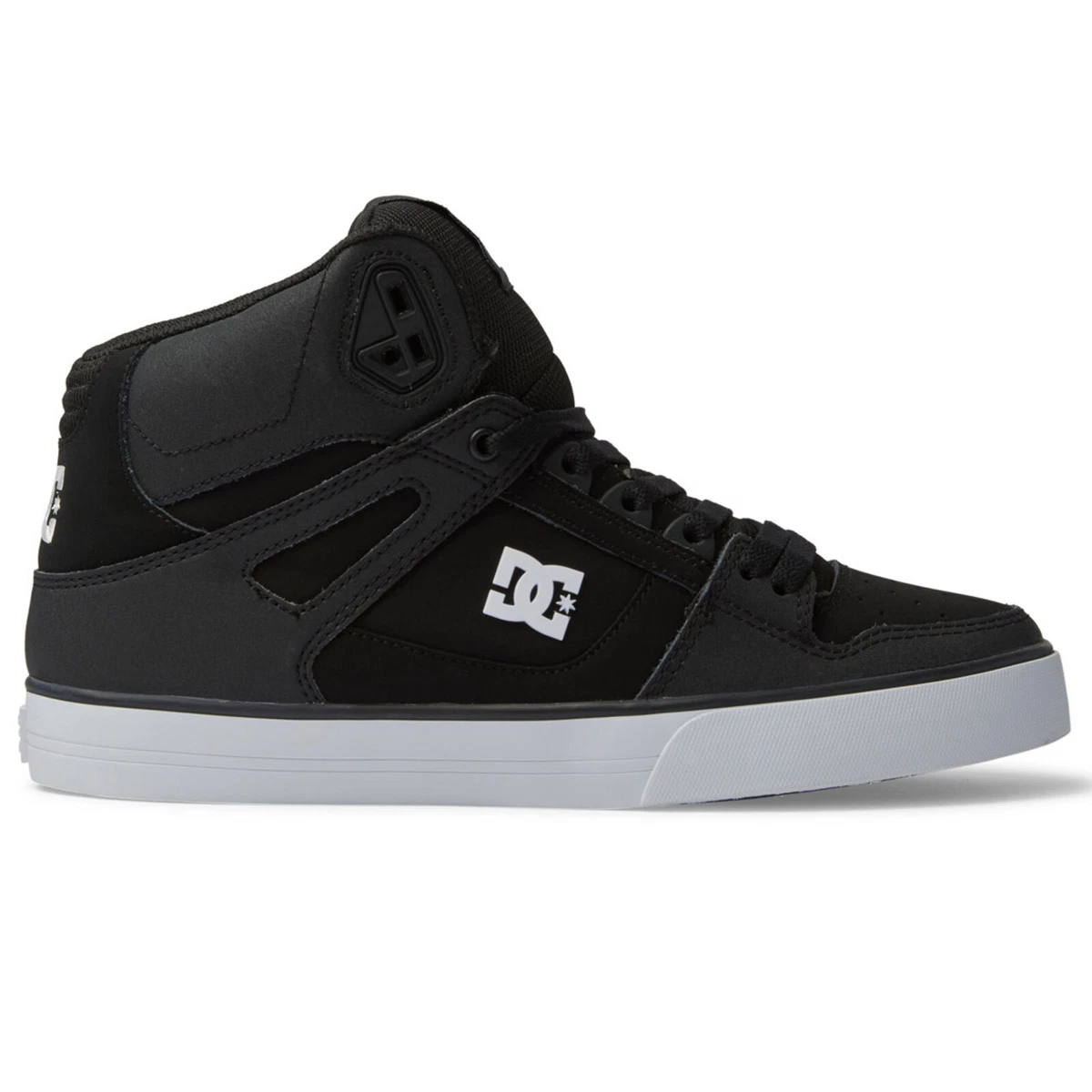 DC Shoes Men's Pure Black/Black/White Hi Top Sneaker Shoes Clothing Apparel  S... | eBay