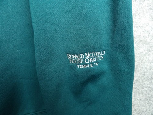 Cutter & Buck Pullover Men’s XL Green Bob Lilly Randy White 1/4 Zip Long Sleeve - Picture 2 of 9