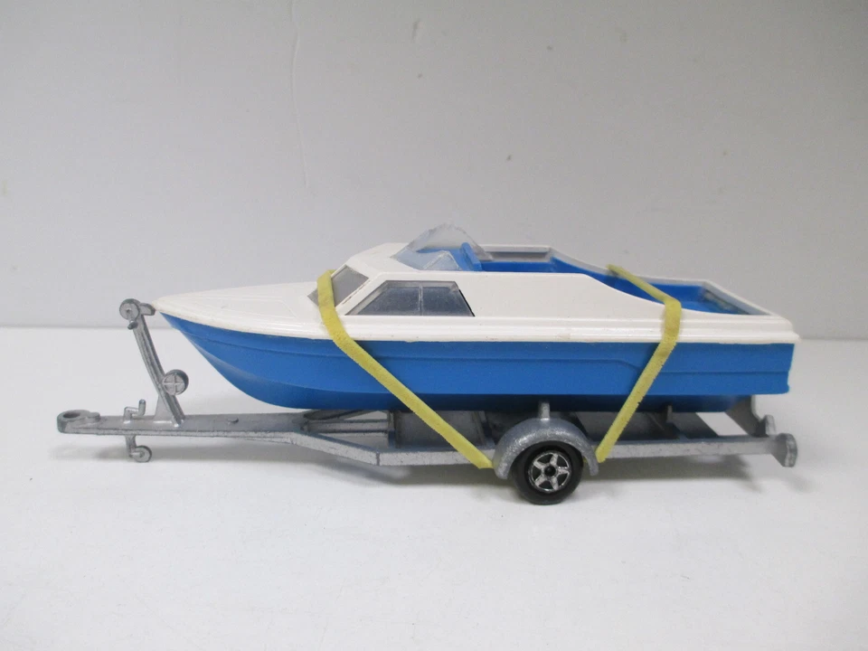 PORTAFLOT Remorque + Bateau Hors Bord par NOREV Jet Car Made in France au 1/43 - Photo 3/4