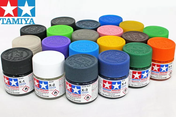 Tamiya Color Acrylic Paint Gloss 81501 81535 X 1 to X 35 10ml multiple choice